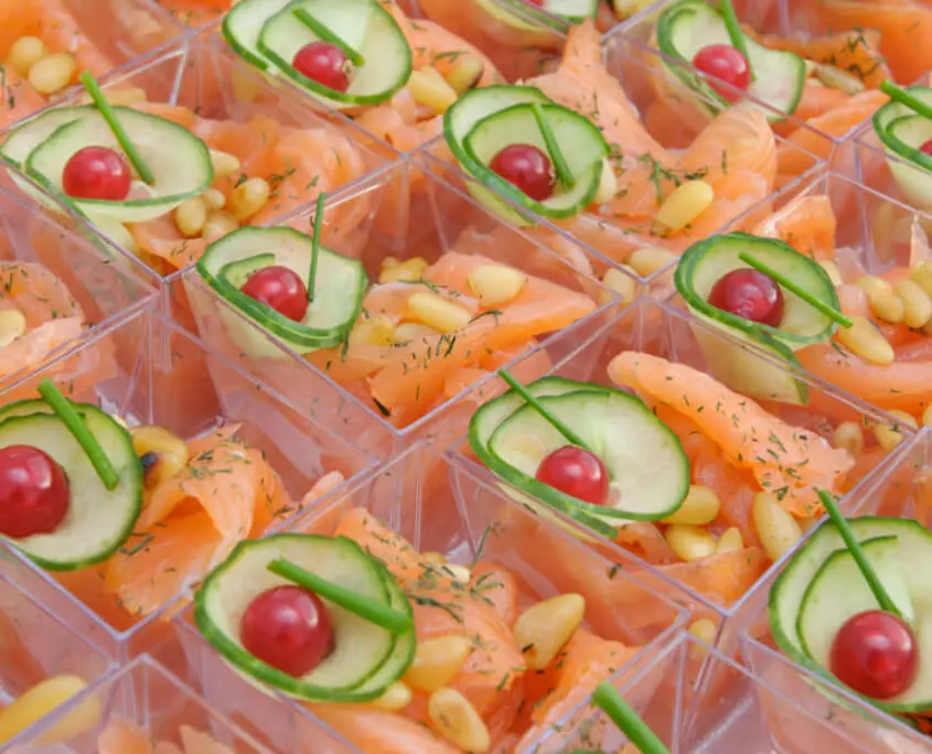 bedrijfsborrel hapjes