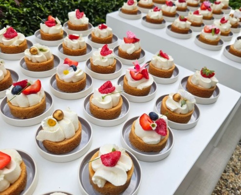 catering receptie luxe cakejes
