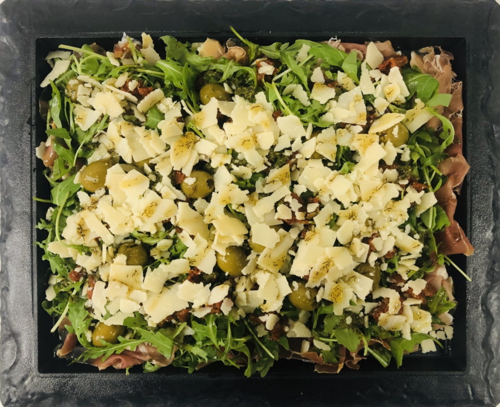 opgemaakte salade voor catering